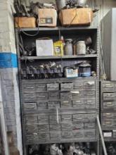 Shop bin, hdwr, alternator parts