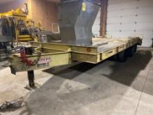 1995 Cross Truck Equipment Flatbed Trailer