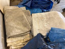 Large Lot of Assorted Tarps