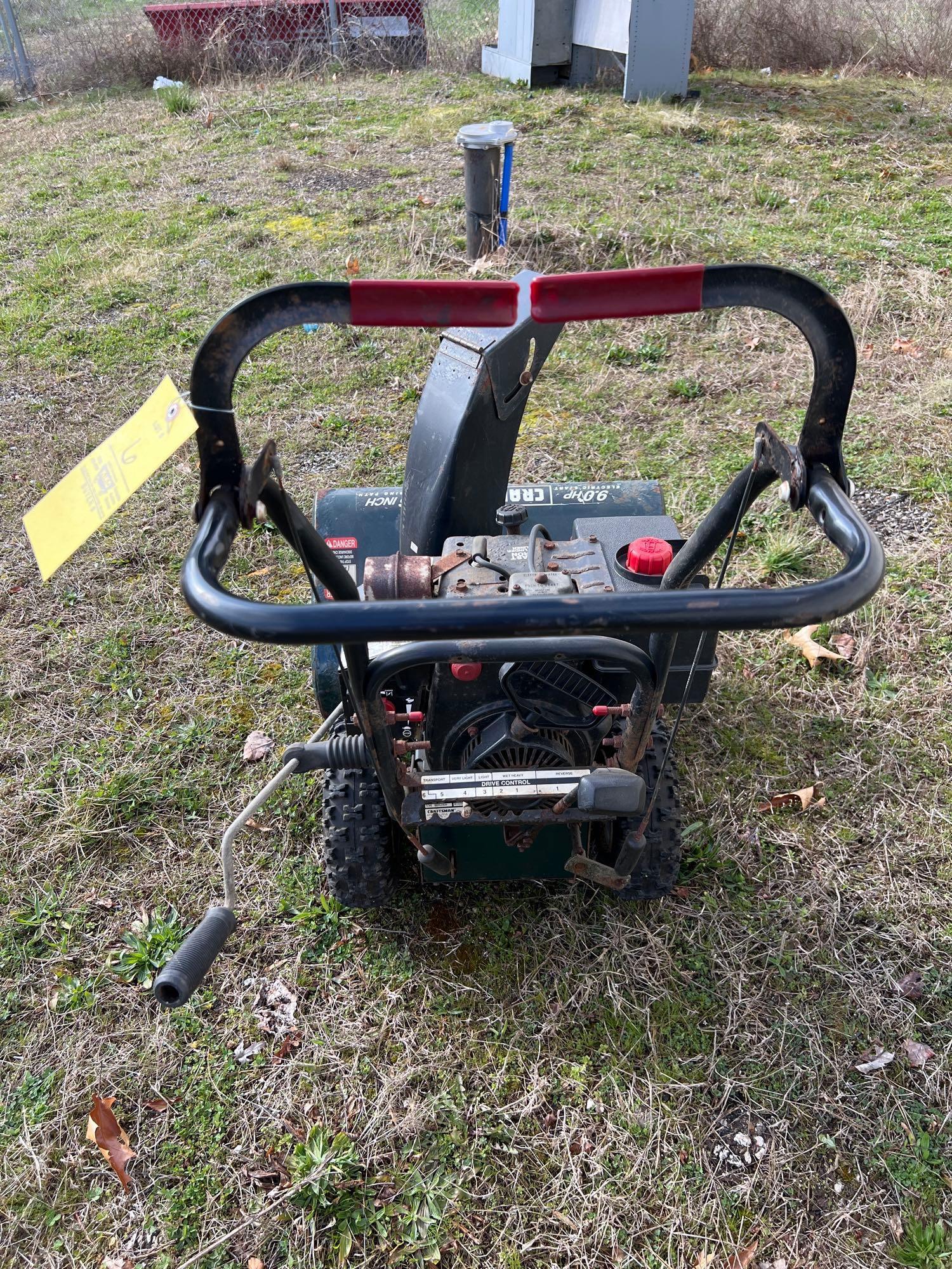 Craftsman 26 inch Snowblower