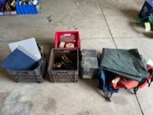 Tarp, Rope, Hand Clamps, Battery Boxes