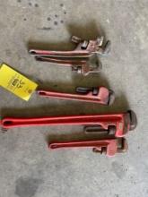 (5) Pipe Wrenches