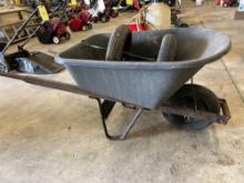 Wheelbarrow with Extra Set of Wheels