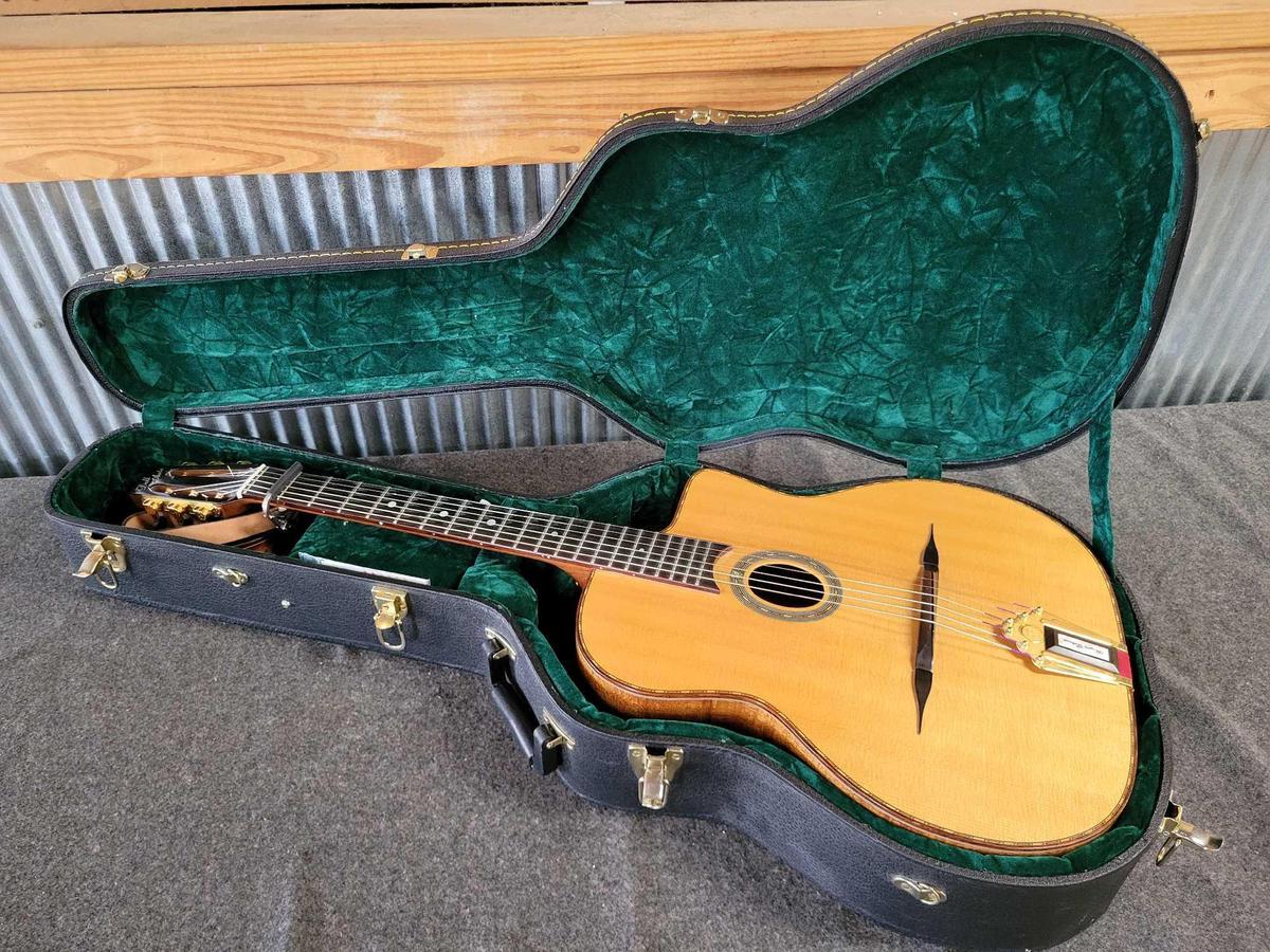 Dell Arte Angelo DeBarre Gypsy Jazz Guitar SN: 08041015 with Case