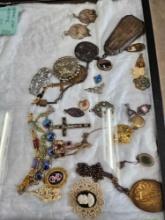 Early jewelry and wrist compact