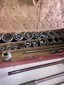 3/4 inch Proto socket set - ratchets and breaker bars