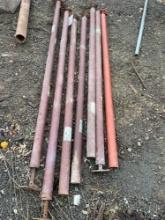 (7) adjustable posts