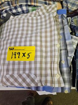 Mens 2xl shirts, bid x 5