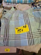 Mens 2xl shirts, bid x 5