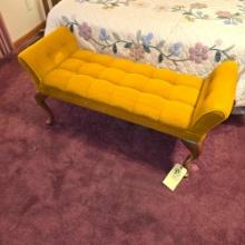 Vintage Mustard Bench