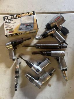 Assorted Lot Of Pneumatic Tools