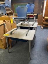 2 desks and 2 chairs like new small size in boxes