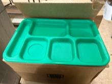 Cambro compartment tray green color approximately 288 trays