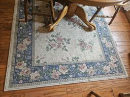 Floral Pattern Area Rug - 94" x 64"