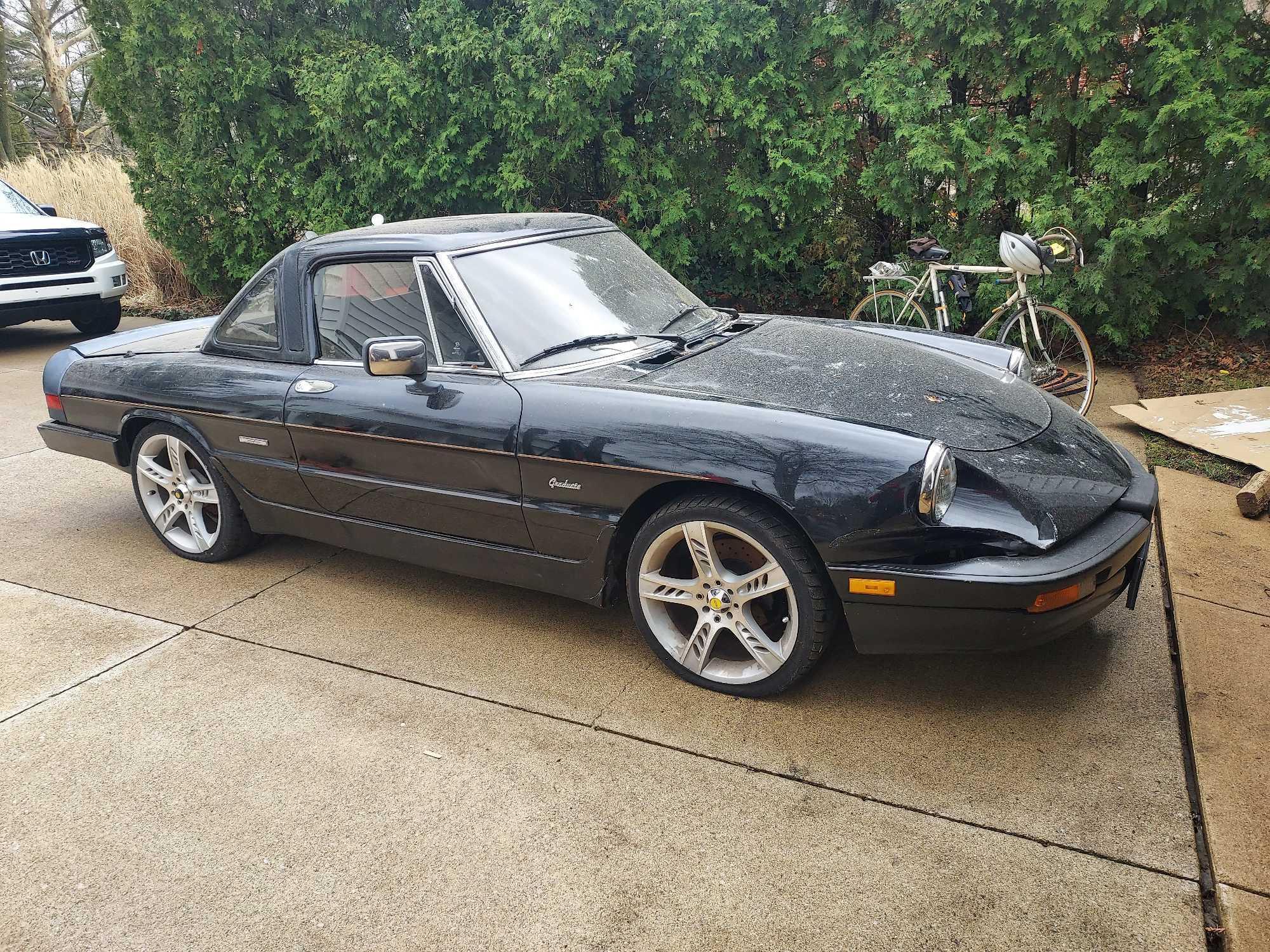 1987 Alfa Romeo Spider Graduate Pininfarina Hardtop Convertible