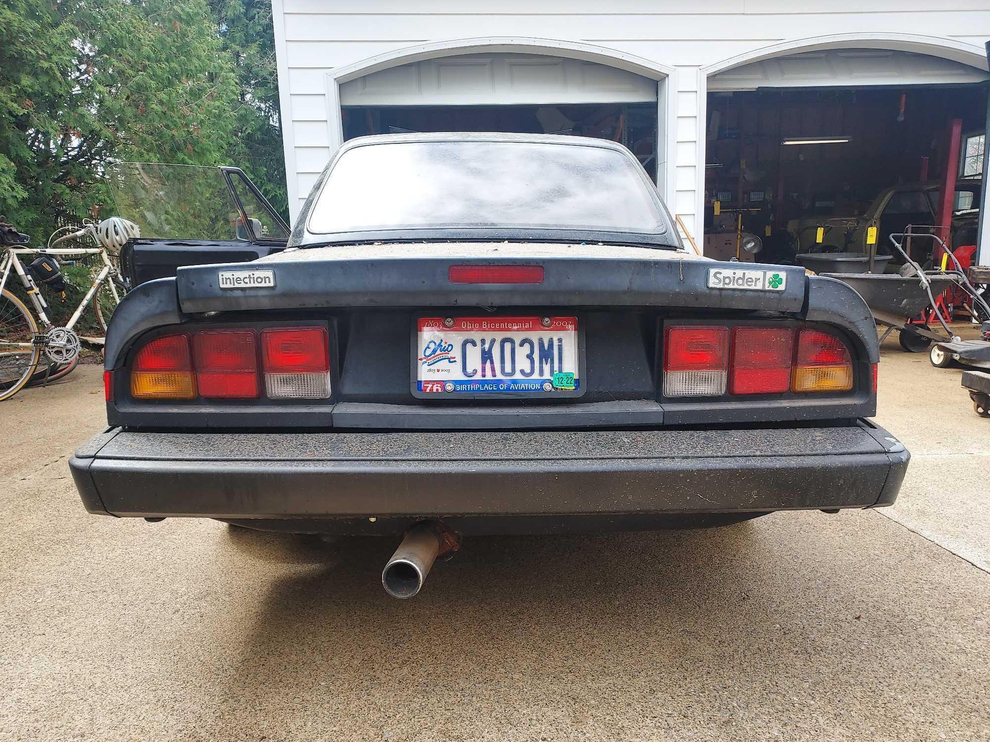 1987 Alfa Romeo Spider Graduate Pininfarina Hardtop Convertible