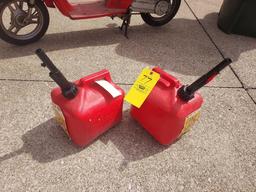 2 Plastic Gas Cans