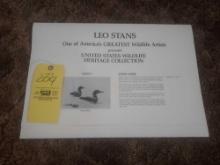 Leo Stans US Wildlife Heritage Collection Lithograph Set