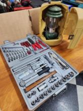 Chrome Vanadium Socket Tool Set & Coleman Lantern