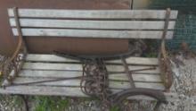 4' Garden Bench as-is