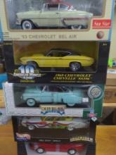 (5) Chevrolet Chevy Die Cast Metal Collectible Cars new in boxes