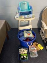 Graco High Chair and Kids Toys
