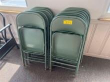 (12) Metal Folding Chairs