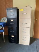 (2) Metal File Cabinets