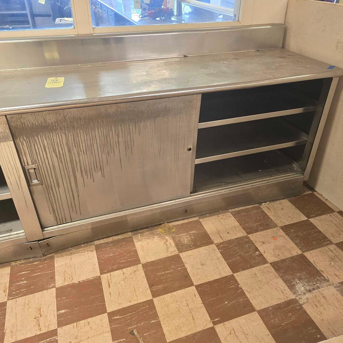 12ft stainless steel cabinet