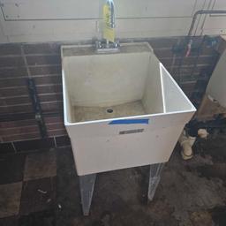 utility sink and urinal