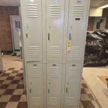 section of lockers