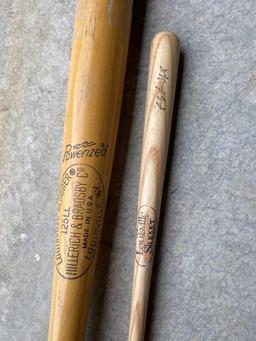 Louisville Slugger bats