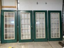 4 exterior doors