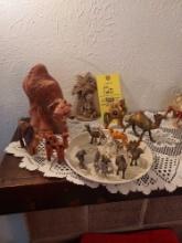 Assortment of Small Camel Decor & Islander Figurine