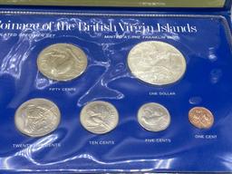 1973 First Coinage of the British Virgin Islands Coin set