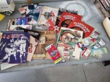 Cleveland Indians Programs, Ticket Stubs, 1970's & up