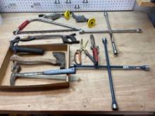 Hatchet, Saws, 4-ways, Snips