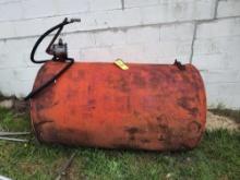 Fuel Tank 250 Gallon approximately 1/4 Full Diesel Fuel