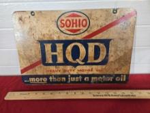 Sohio Double Sided Metal Sign