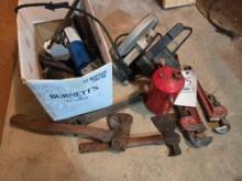 Pipe Wrenches, Axs, Circular Saw, Tools