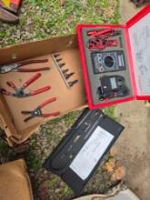 Snap On Multimeter, Blue Point Teleflex Inspection Kit,, Blue Point Spark Plug Remover Pliers