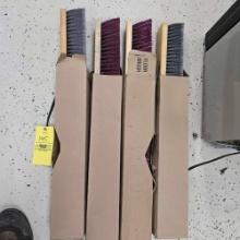 4 new push broom heads