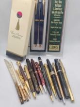 Antique & vintage fountain pens & pencils lot