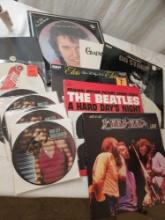 Vintage record albums: Elvis, Beatles, Iron City Houserockers