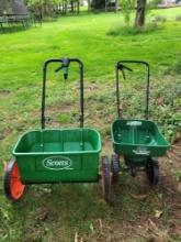 (2) Scotts Lawn fertilizer spreaders