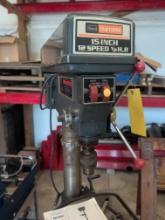 Sears Craftsman 15" 12 speed 1/2 hp floor model drill press