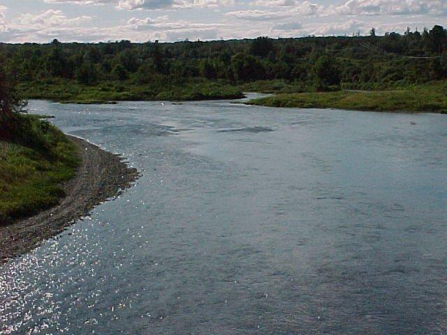 Warehouse and Fishing Hole Right on the Aroostook River!