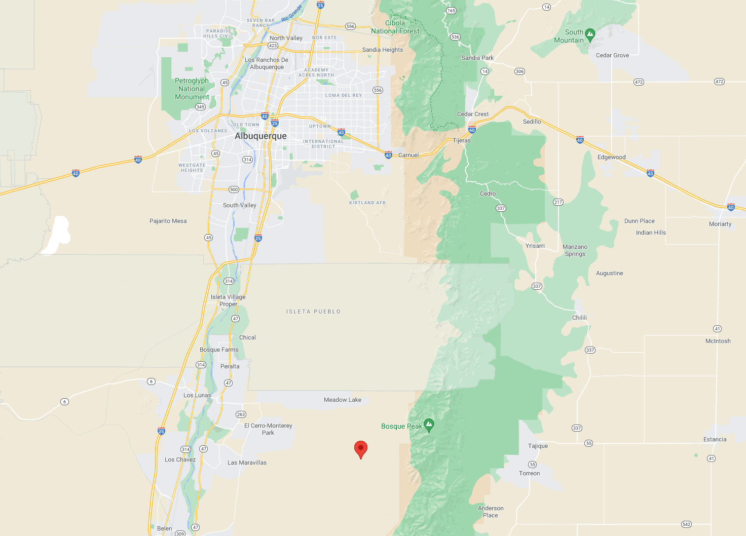 Half Acre Lot near the Manzano Mountains in Valencia County, New Mexico!