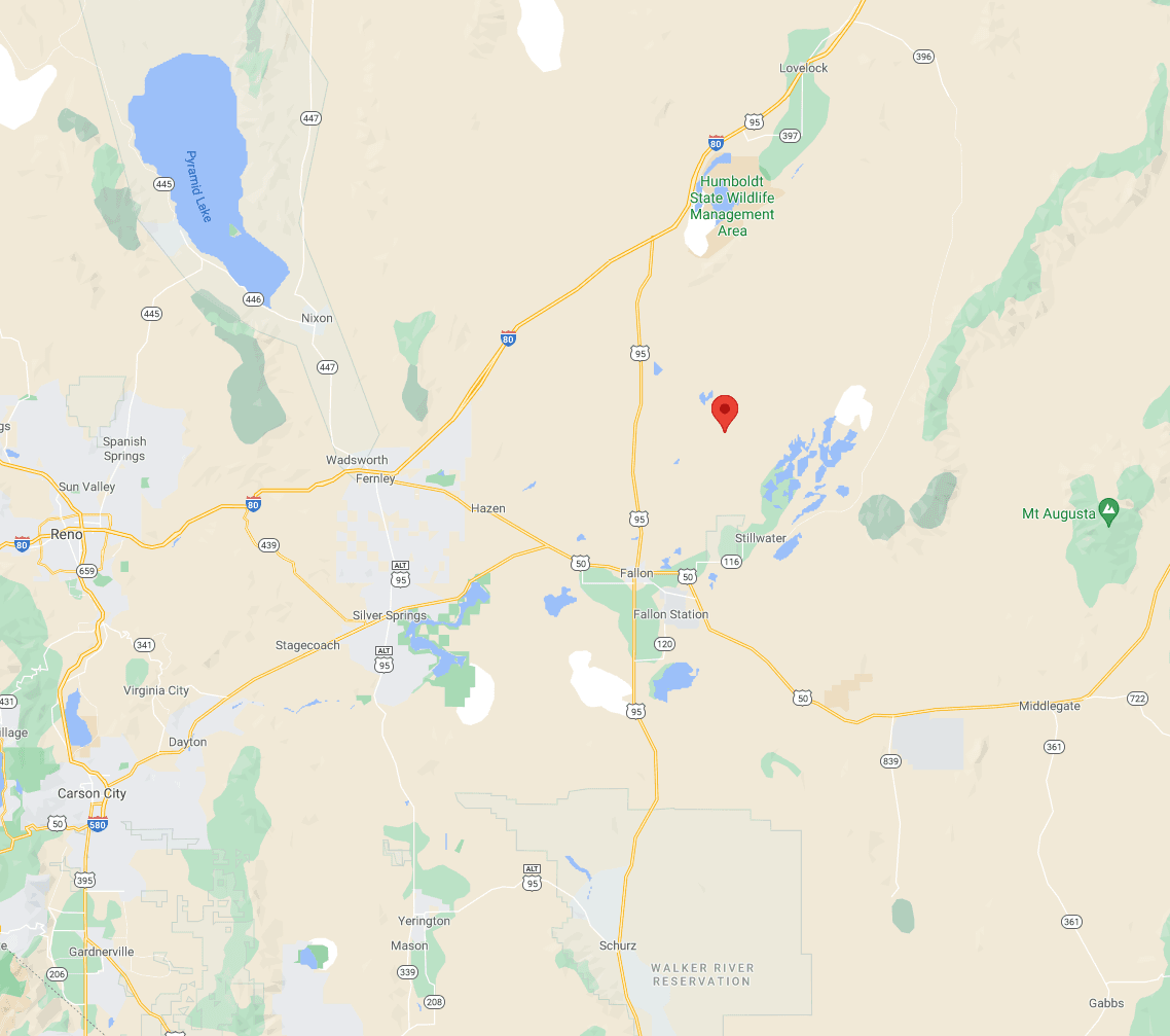 635 Acres in Churchill County, Nevada! BIDDING IS PER ACRE!