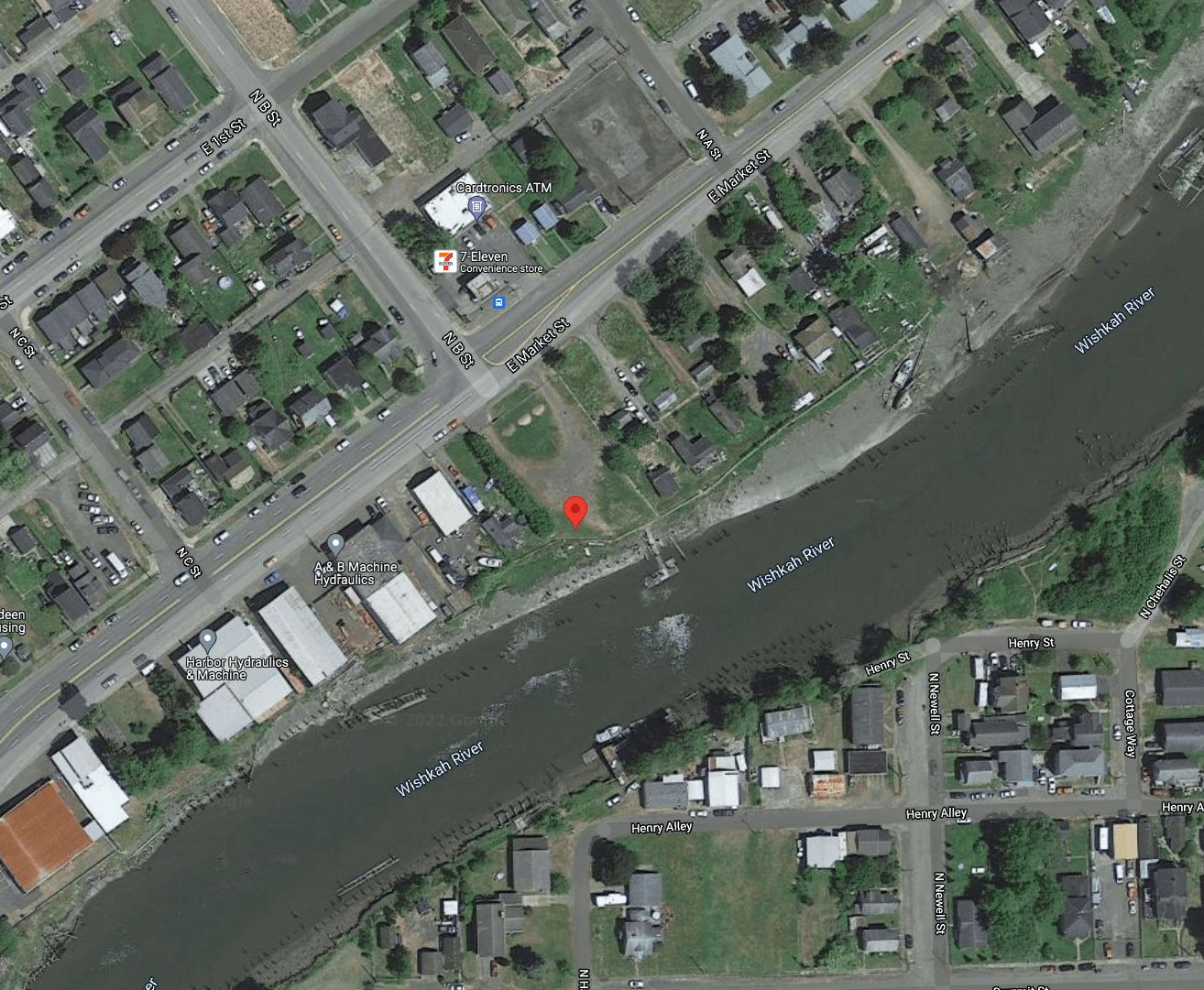 Riverfront Property in Aberdeen, Washington!